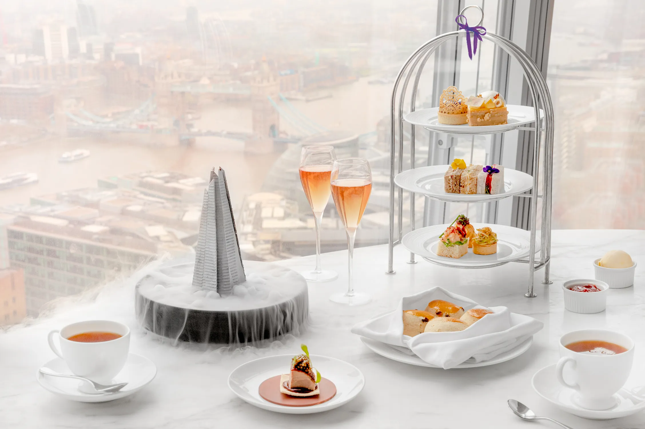 The Shard Skyline Afternoon Tea at TĪNG